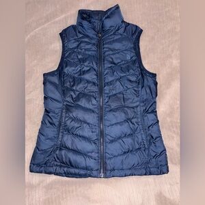 The North Face Navy Quilted Insulated Vest Womens Small
